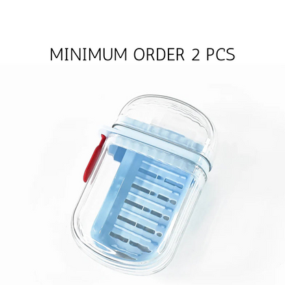 Multifunctional Soap Box With Drain Tray And Lock Clip Sabudani (1 Pc)
