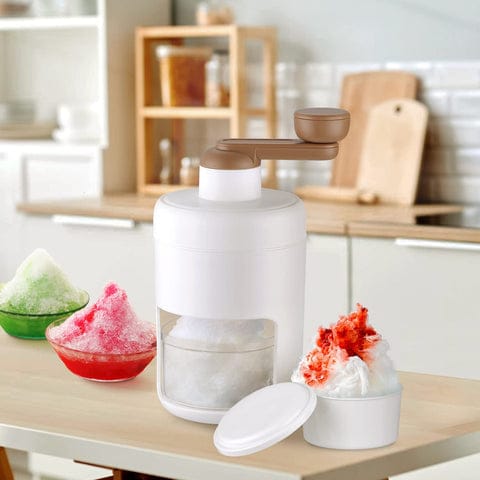 KLICKKART Portable Gola Maker Ice Crusher And Shaved Ice Machine Hand Shaved Household Ice Machine