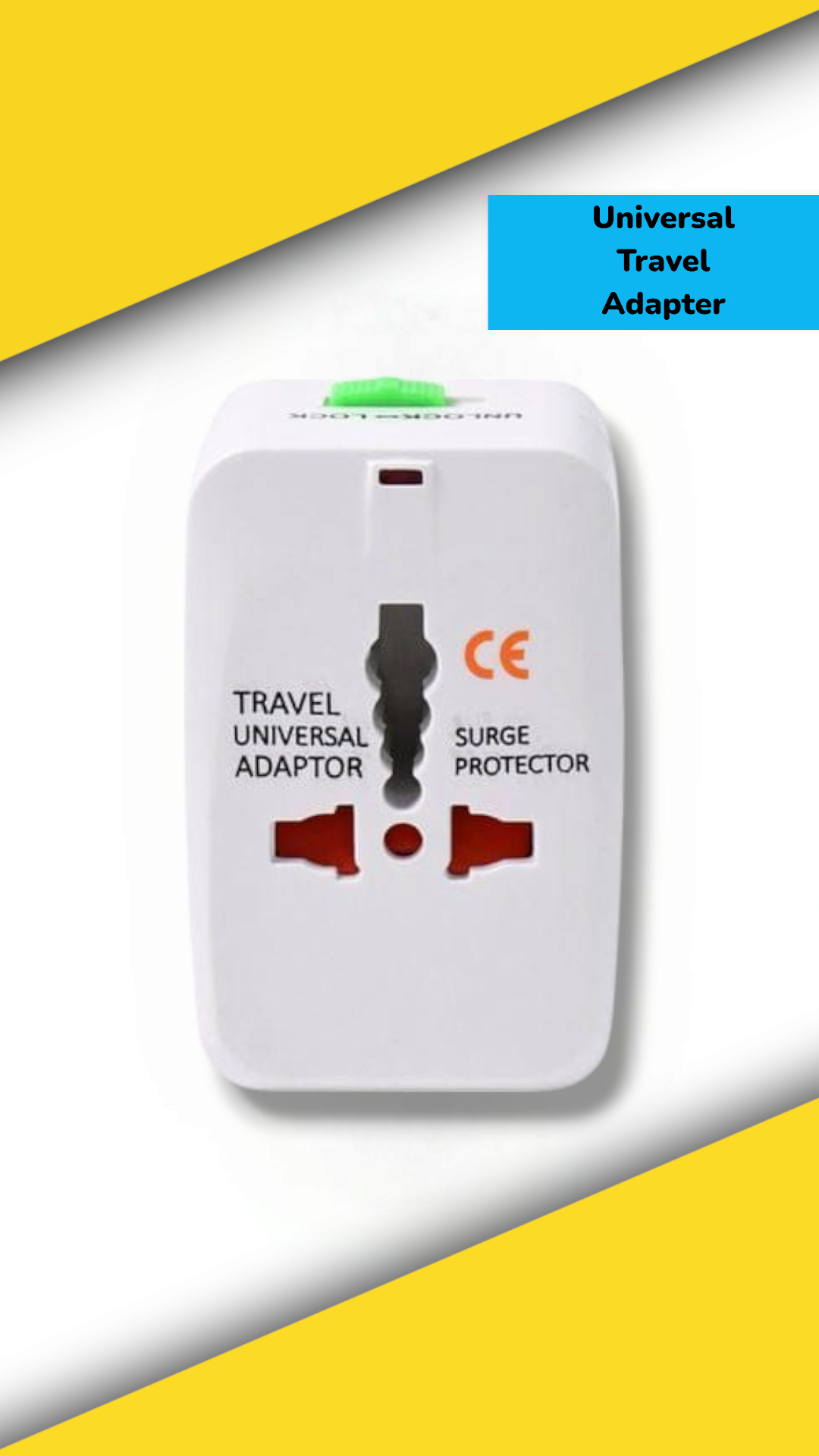 Universal Travel Adapter With Dual Usb Charger Ports - International Multipurpose