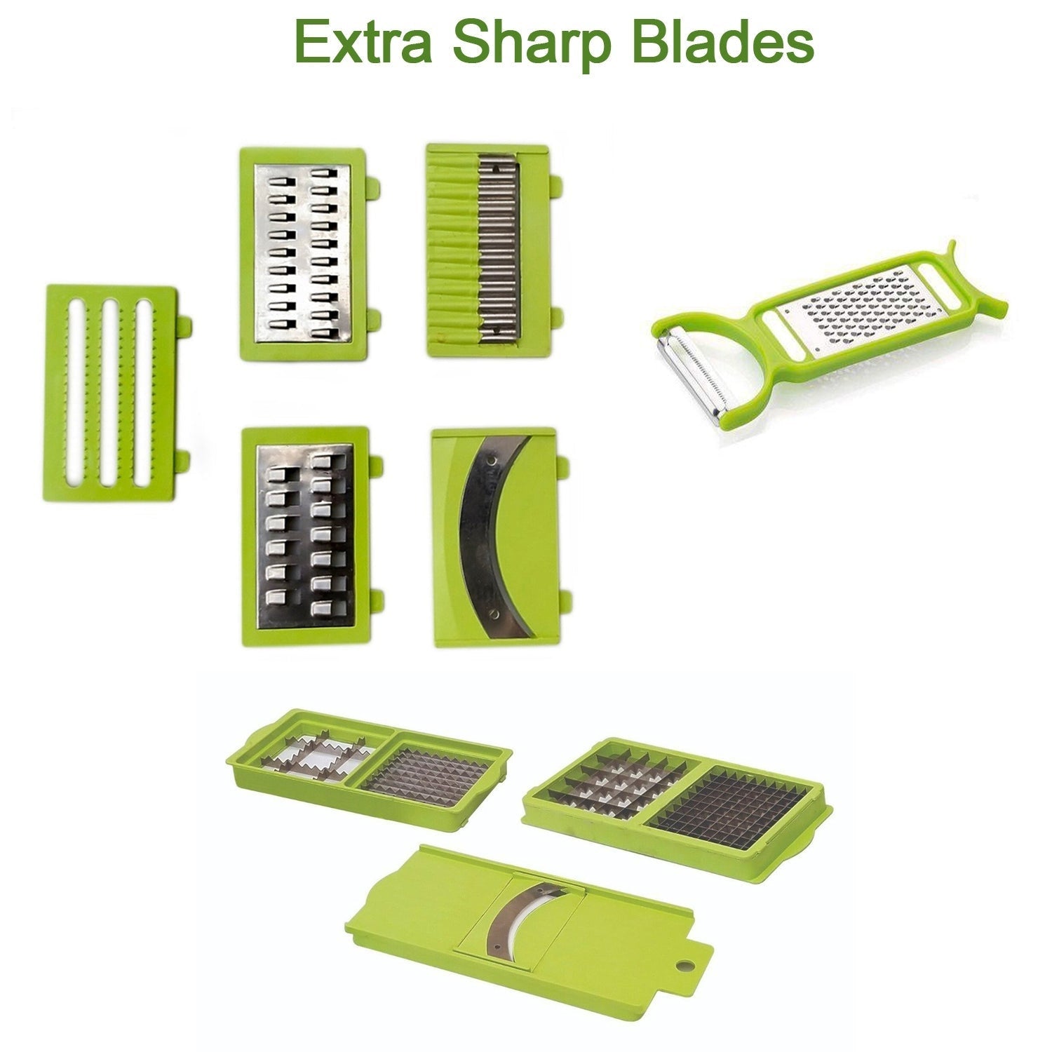 Kitchen Multipurpose 13 in 1 Vegetable and Fruit Chopper/Cutter/Greater/Slicer