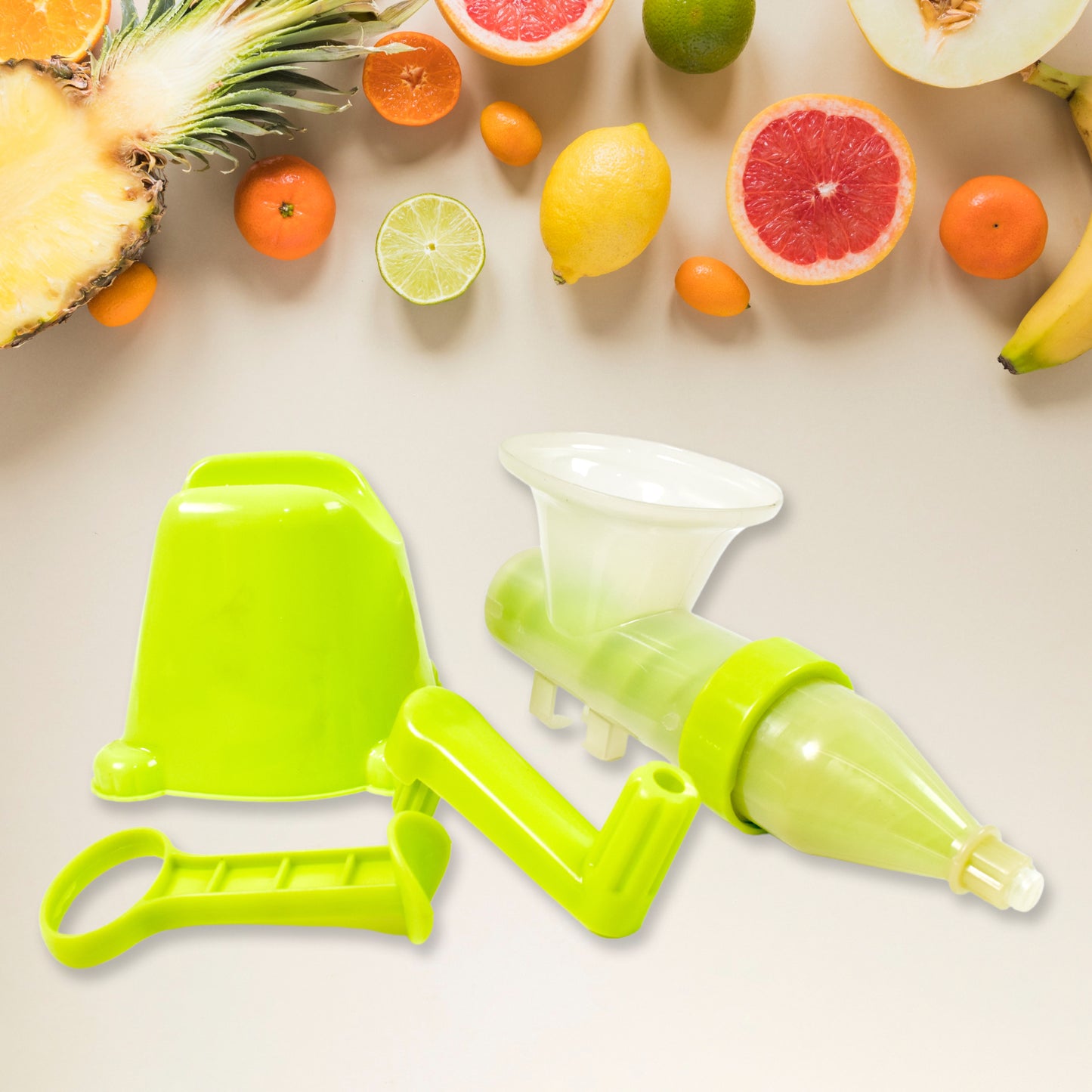 KLICKKART Manual Juicer Modern Plastic Fruit And Vegetable Juicer