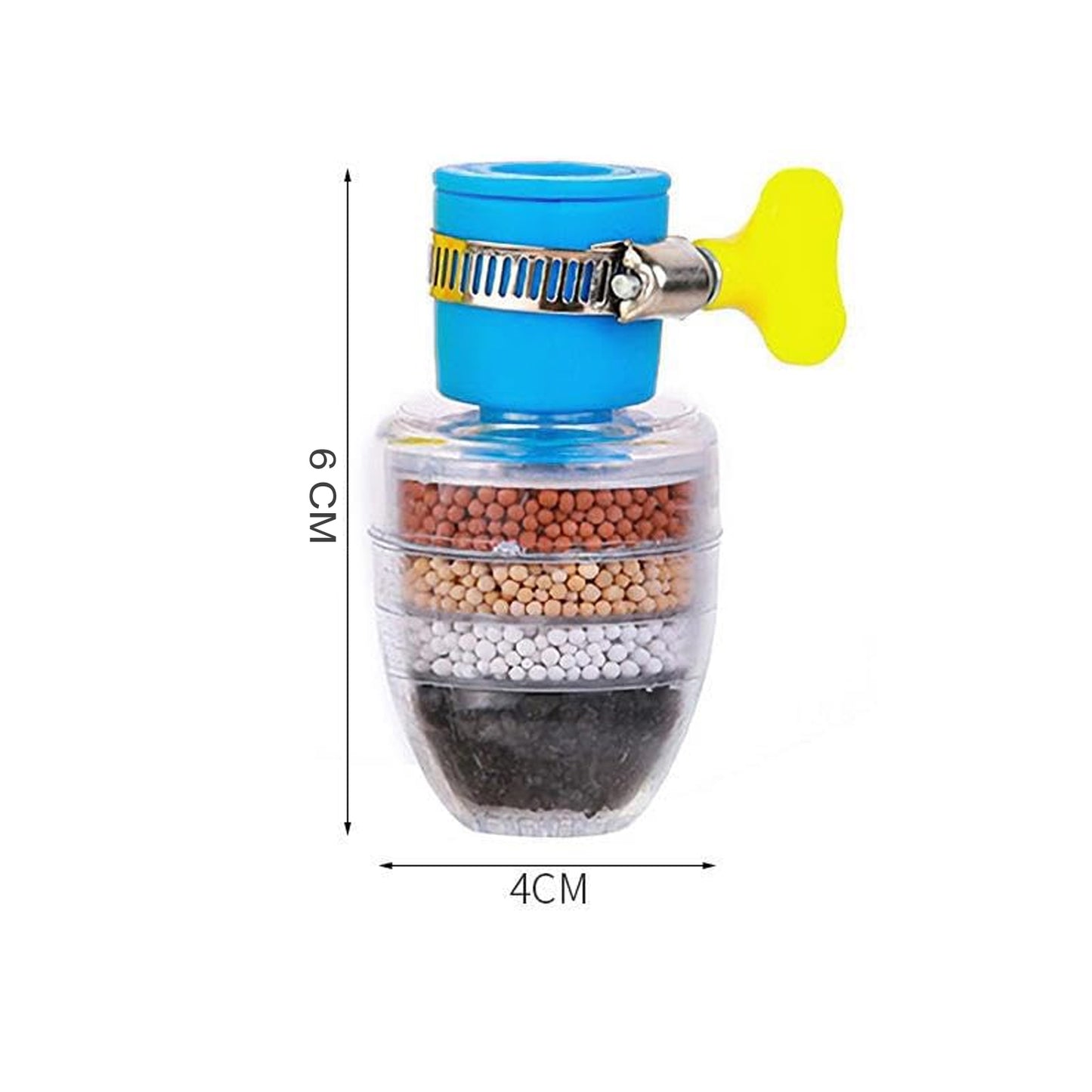 9092 Water Faucet Clean Purifier Filter Cartridge Water Tap Upgrade Universal Interface Faucet Filter (Six Layer Purifier)