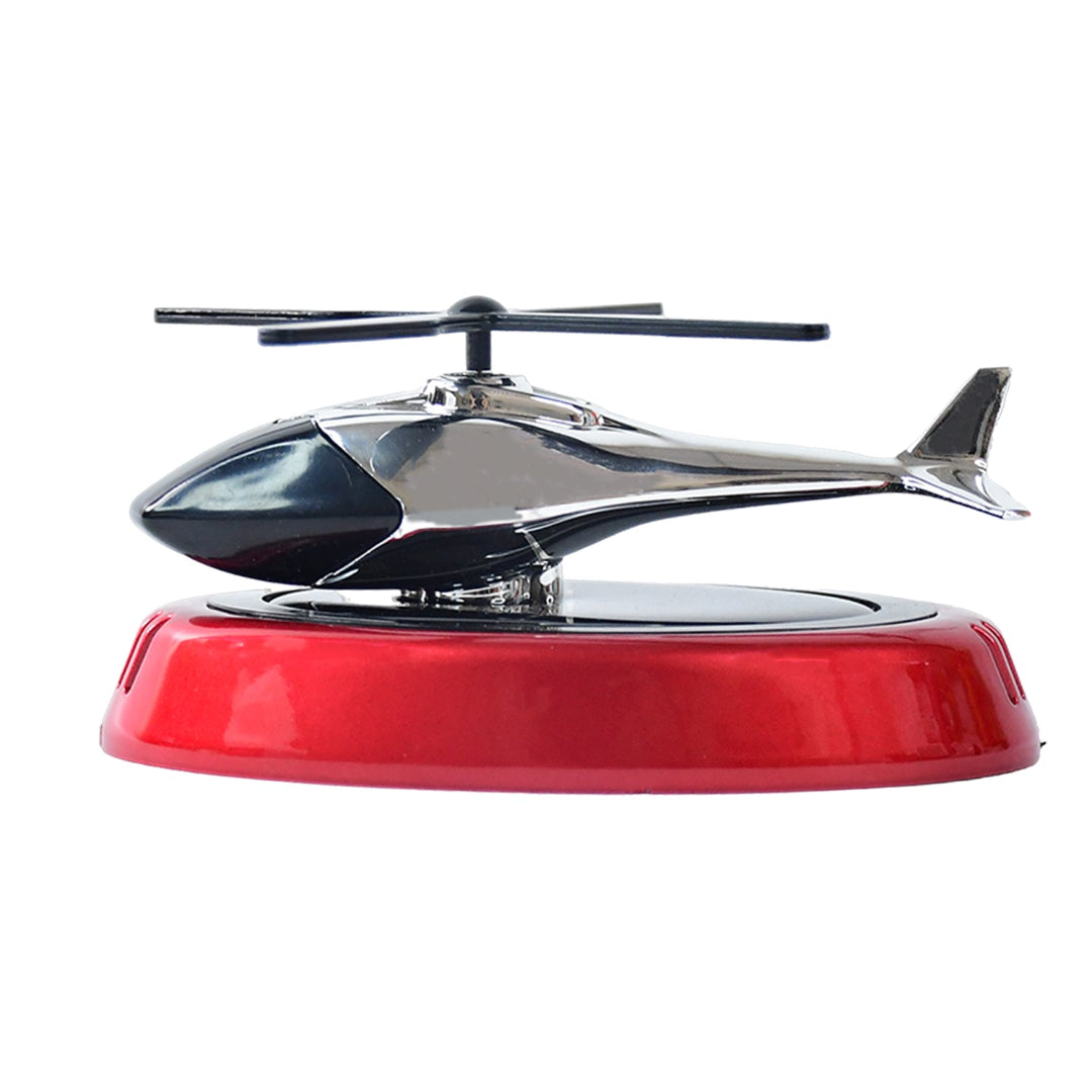 KLICKKART Solar-powered Rotating Helicopter Car Air Freshener