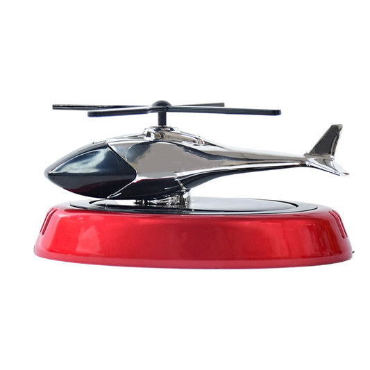 KLICKKART Solar-powered Rotating Helicopter Car Air Freshener
