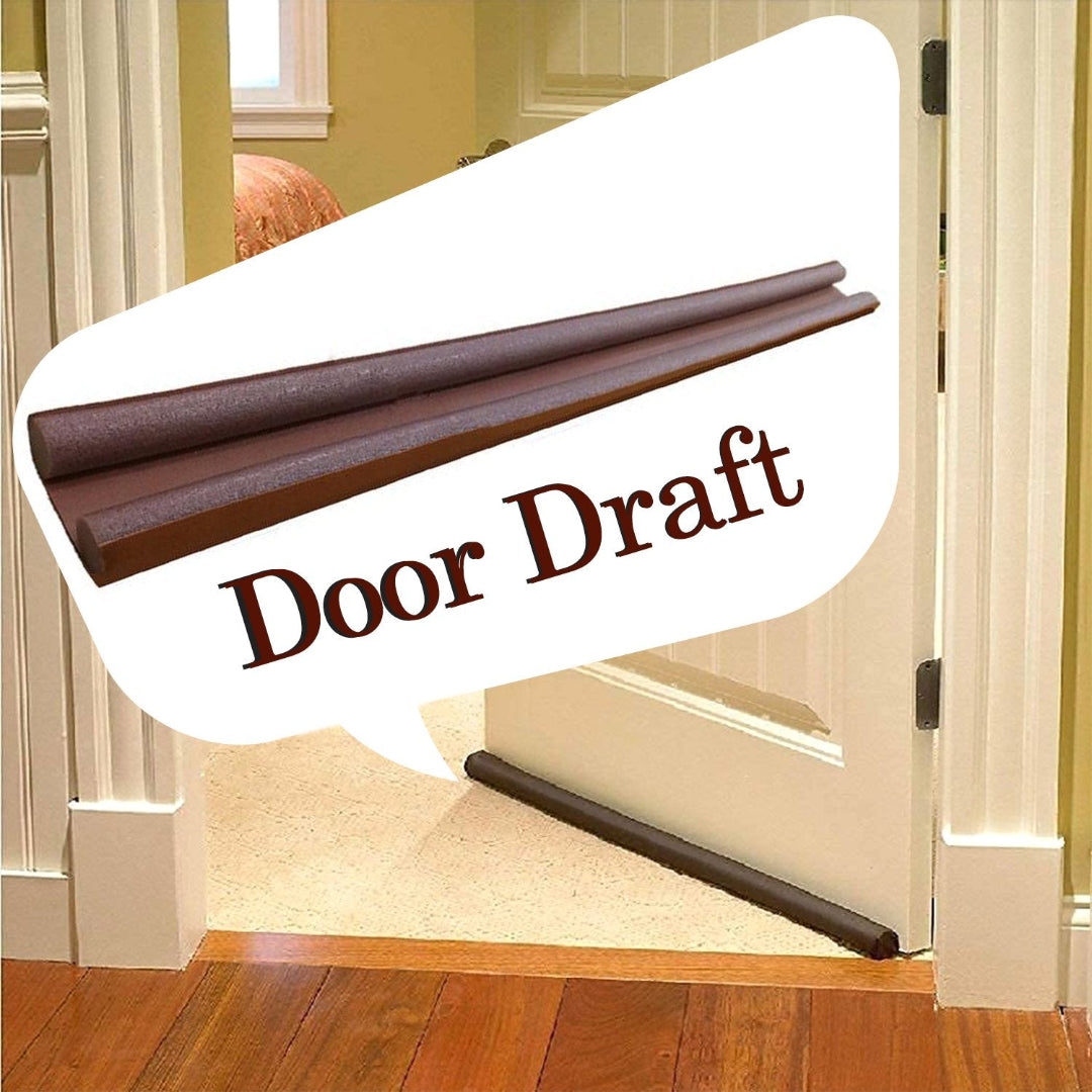 KLICKKART Twin Door Draft Stopperguard Protector For Doors And Windows (set of4)