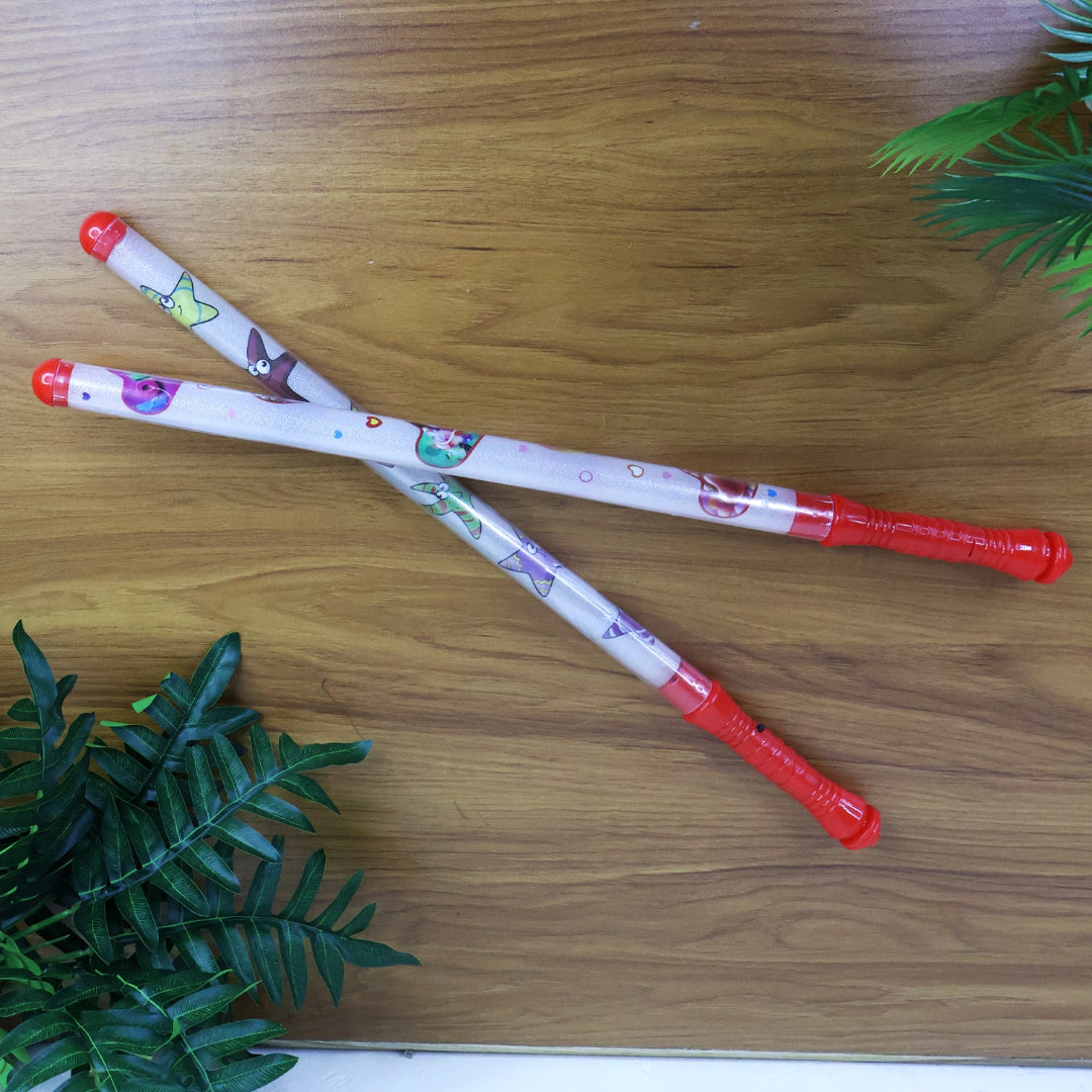 KLICKKART 2 Piece Led Dandiya Sticks Set  Color Changing Light-up 