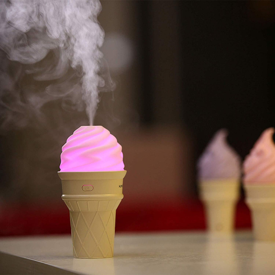 KLICKKART Ice Cream Design Led Humidifier For Freshening Air  Fragrance (Mix / Multicoloured)