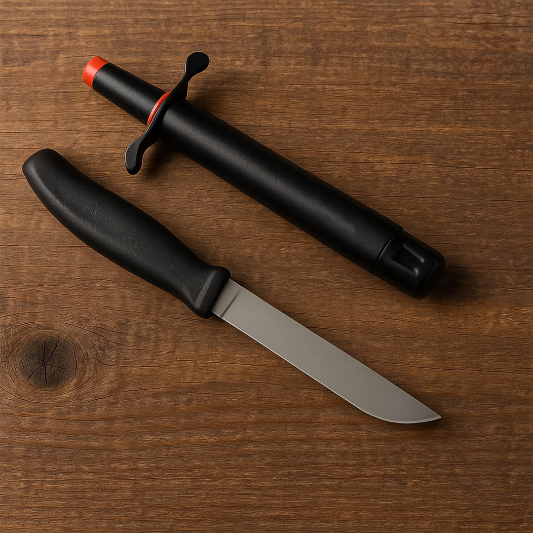 KLICKKART Premium Kitchen Knife With Gas Lighter Combo Set  2